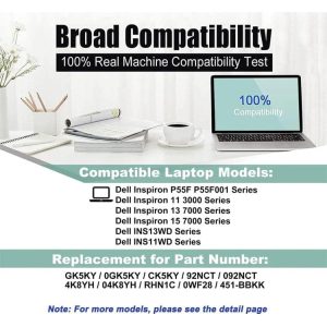 Pin Dell Inspiron 11 3000 Series 3147 3148 3153 GK5KY 11.1V 43Wh 9 GK5KY 3