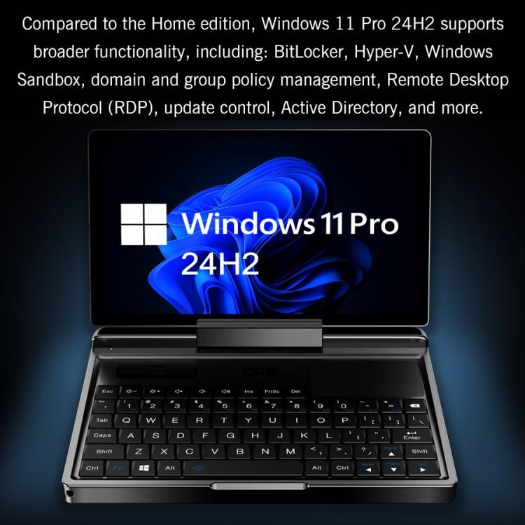 Máy tính chơi game cầm tay GPD MicroPC 2, 16GB + 512GB, 7 inch Windows 11 Pro Intel Core i3-N300 14 Máy tính chơi game cầm tay GPD MicroPC 2, 16GB + 512GB, 7 inch Windows 11 Pro Intel Core i3-N300 - Ảnh 12