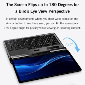 Máy tính chơi game cầm tay GPD MicroPC 2, 16GB + 512GB, 7 inch Windows 11 Pro Intel Core i3-N300 45 GPD MicroPC 2 6 5
