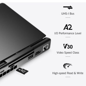Máy tính chơi game cầm tay GPD MicroPC 2, 16GB + 512GB, 7 inch Windows 11 Pro Intel Core i3-N300 56 GPD MicroPC 2 j 8