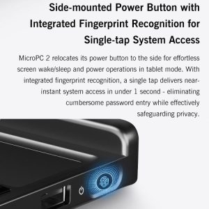 Máy tính chơi game cầm tay GPD MicroPC 2, 16GB + 512GB, 7 inch Windows 11 Pro Intel Core i3-N300 58 GPD MicroPC 2k 1