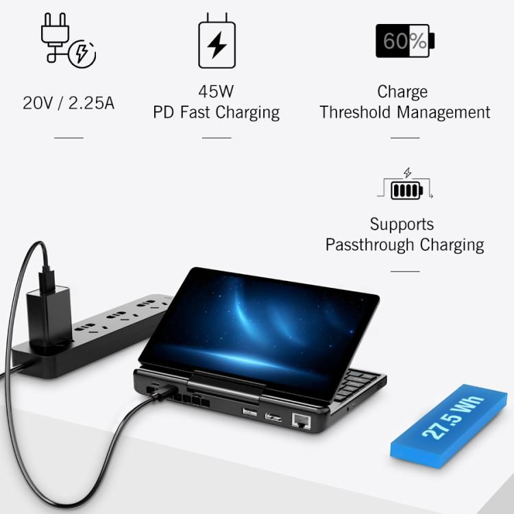 Máy tính chơi game cầm tay GPD MicroPC 2, 16GB + 512GB, 7 inch Windows 11 Pro Intel Core i3-N300 32 Máy tính chơi game cầm tay GPD MicroPC 2, 16GB + 512GB, 7 inch Windows 11 Pro Intel Core i3-N300 - Ảnh 30