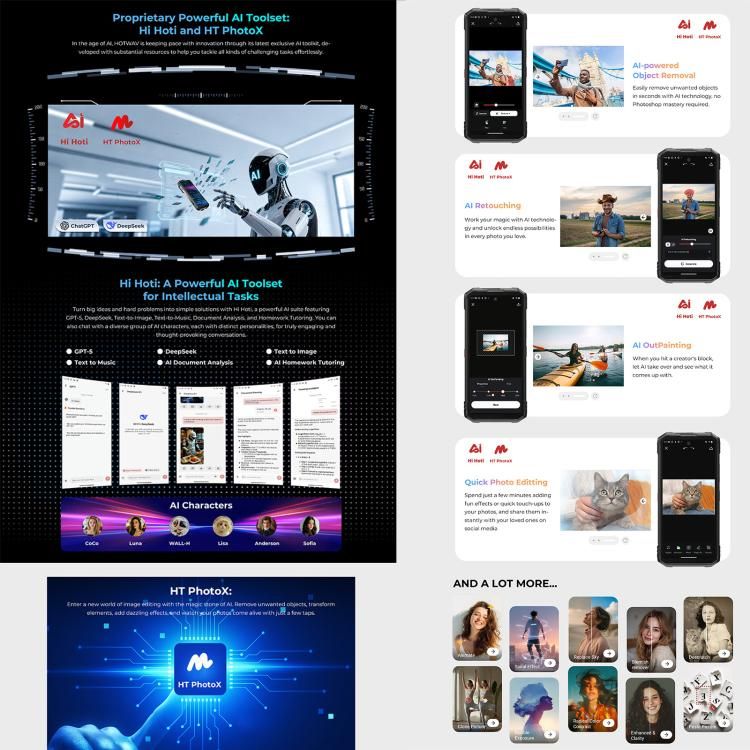 Điện thoại bộ đàm siêu bền HOTWAV Hyper 8 Ultra 5G, 12000mAh, 12GB + 512GB, 6,8 inch Android 15 MediaTek MT8791 Dimensity 7050 Octa Core, OTG, NFC 8 Điện thoại bộ đàm siêu bền HOTWAV Hyper 8 Ultra 5G, 12000mAh, 12GB + 512GB, 6,8 inch Android 15 MediaTek MT8791 Dimensity 7050 Octa Core, OTG, NFC - Ảnh 7