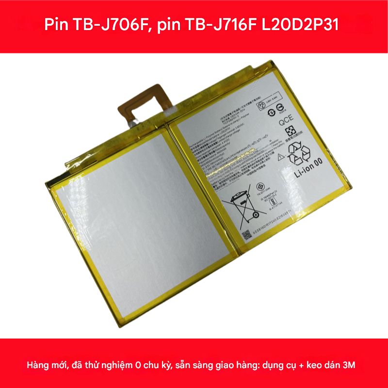Pin Lenovo Xiaoxin Pad Pro TB-J706F TB-J716F L20D2P31 2 Pin Lenovo Xiaoxin Pad Pro TB-J706F TB-J716F L20D2P31