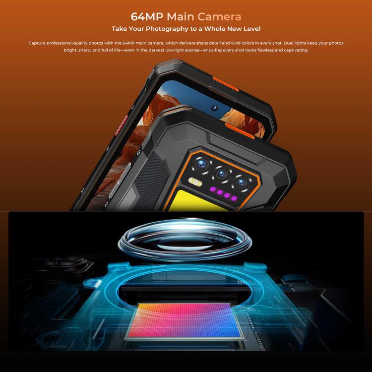 Điện thoại Oukitel WP58 Pro 5G bền bỉ, 10000mAh Nhận dạng vân tay cạnh bên, 6.7 inch Android 15 UMS9621S Octa Core, NFC, OTG 11 Điện thoại Oukitel WP58 Pro 5G bền bỉ, 10000mAh Nhận dạng vân tay cạnh bên, 6.7 inch Android 15 UMS9621S Octa Core, NFC, OTG - Ảnh 10