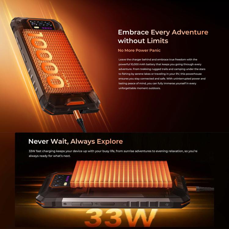 Điện thoại Oukitel WP58 Pro 5G bền bỉ, 10000mAh Nhận dạng vân tay cạnh bên, 6.7 inch Android 15 UMS9621S Octa Core, NFC, OTG 13 Điện thoại Oukitel WP58 Pro 5G bền bỉ, 10000mAh Nhận dạng vân tay cạnh bên, 6.7 inch Android 15 UMS9621S Octa Core, NFC, OTG - Ảnh 12