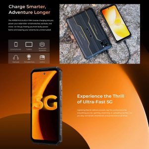 Điện thoại Oukitel WP58 Pro 5G bền bỉ, 10000mAh Nhận dạng vân tay cạnh bên, 6.7 inch Android 15 UMS9621S Octa Core, NFC, OTG 30 Oukitel WP58 Pro 13