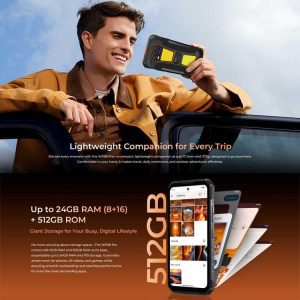 Điện thoại Oukitel WP58 Pro 5G bền bỉ, 10000mAh Nhận dạng vân tay cạnh bên, 6.7 inch Android 15 UMS9621S Octa Core, NFC, OTG 31 Oukitel WP58 Pro 14