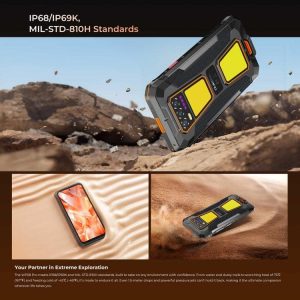 Điện thoại Oukitel WP58 Pro 5G bền bỉ, 10000mAh Nhận dạng vân tay cạnh bên, 6.7 inch Android 15 UMS9621S Octa Core, NFC, OTG 24 Oukitel WP58 Pro 7