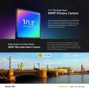 Ulefone Armor 34+ 5G ,16GB+512GB, Camera chụp đêm,25500mAh, Điện thoại bền bỉ IP68/IP69K, 6.95 inch Android 15 MediaTek Dimensity 7400X Octa Core,NFC, OTG 43 Ulefone Armor 34 13
