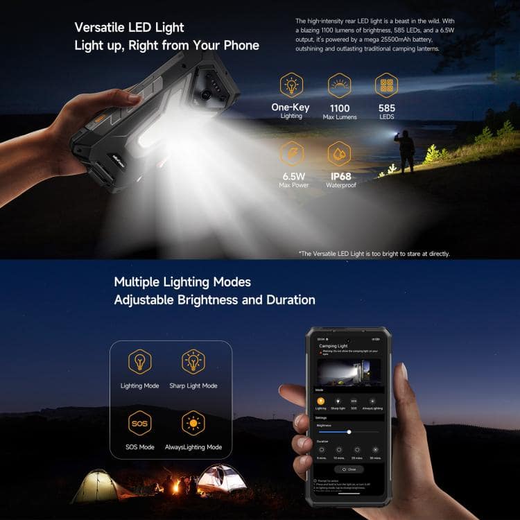 Ulefone Armor 34+ 5G ,16GB+512GB, Camera chụp đêm,25500mAh, Điện thoại bền bỉ IP68/IP69K, 6.95 inch Android 15 MediaTek Dimensity 7400X Octa Core,NFC, OTG 24 Ulefone Armor 34+ 5G ,16GB+512GB, Camera chụp đêm,25500mAh, Điện thoại bền bỉ IP68/IP69K, 6.95 inch Android 15 MediaTek Dimensity 7400X Octa Core,NFC, OTG - Ảnh 22