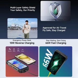 Ulefone Armor 34+ 5G ,16GB+512GB, Camera chụp đêm,25500mAh, Điện thoại bền bỉ IP68/IP69K, 6.95 inch Android 15 MediaTek Dimensity 7400X Octa Core,NFC, OTG 50 Ulefone Armor 34 20