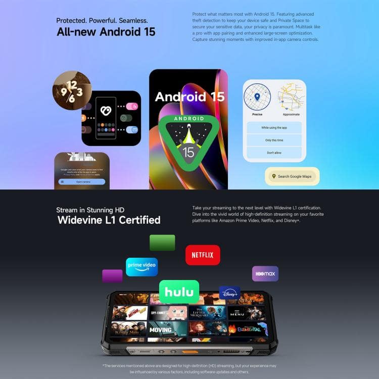 Ulefone Armor 34+ 5G ,16GB+512GB, Camera chụp đêm,25500mAh, Điện thoại bền bỉ IP68/IP69K, 6.95 inch Android 15 MediaTek Dimensity 7400X Octa Core,NFC, OTG 9 Ulefone Armor 34+ 5G ,16GB+512GB, Camera chụp đêm,25500mAh, Điện thoại bền bỉ IP68/IP69K, 6.95 inch Android 15 MediaTek Dimensity 7400X Octa Core,NFC, OTG - Ảnh 7