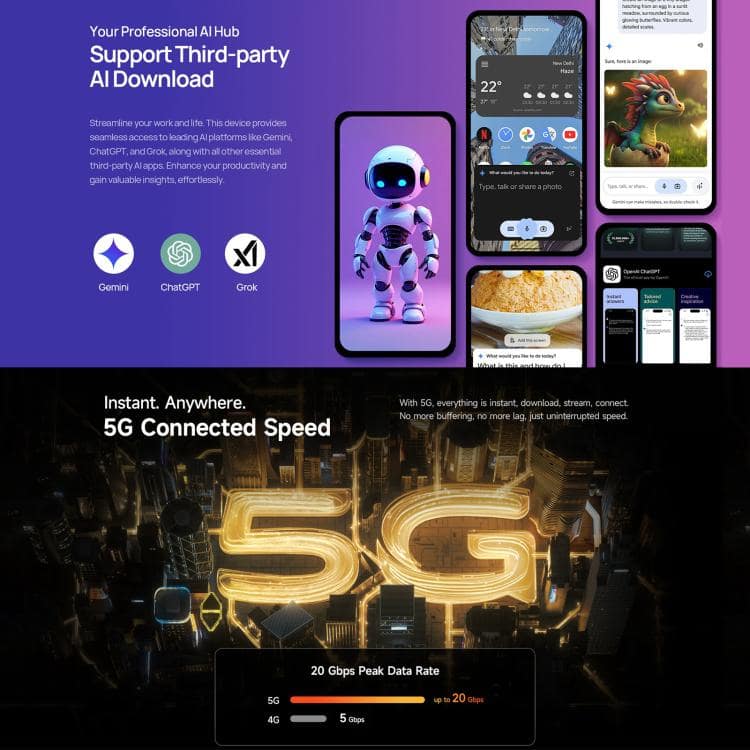 Ulefone Armor 34+ 5G ,16GB+512GB, Camera chụp đêm,25500mAh, Điện thoại bền bỉ IP68/IP69K, 6.95 inch Android 15 MediaTek Dimensity 7400X Octa Core,NFC, OTG 12 Ulefone Armor 34+ 5G ,16GB+512GB, Camera chụp đêm,25500mAh, Điện thoại bền bỉ IP68/IP69K, 6.95 inch Android 15 MediaTek Dimensity 7400X Octa Core,NFC, OTG - Ảnh 10