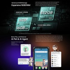 Ulefone Armor 34+ 5G ,16GB+512GB, Camera chụp đêm,25500mAh, Điện thoại bền bỉ IP68/IP69K, 6.95 inch Android 15 MediaTek Dimensity 7400X Octa Core,NFC, OTG 39 Ulefone Armor 34 9