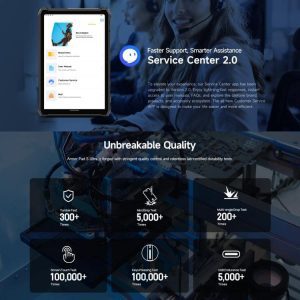 Máy tính bảng Ulefone Armor Pad 5 Ultra 5G tích hợp máy chiếu Projector, 24200mAh, 12GB+512GB, 11 inch Android 15 MediaTek Dimensity 7400X Octa Core 33 Ulefone Armor Pad 5 Ultra 1