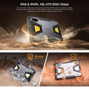 Máy tính bảng Ulefone Armor Pad 5 Ultra 5G tích hợp máy chiếu Projector, 24200mAh, 12GB+512GB, 11 inch Android 15 MediaTek Dimensity 7400X Octa Core 43 Ulefone Armor Pad 5 Ultra 11