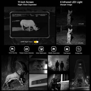 Máy tính bảng Ulefone Armor Pad 5 Ultra 5G tích hợp máy chiếu Projector, 24200mAh, 12GB+512GB, 11 inch Android 15 MediaTek Dimensity 7400X Octa Core 34 Ulefone Armor Pad 5 Ultra 2