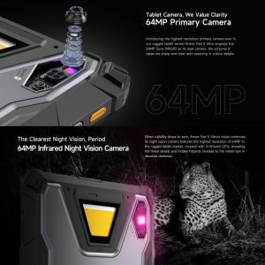 Máy tính bảng Ulefone Armor Pad 5 Ultra 5G tích hợp máy chiếu Projector, 24200mAh, 12GB+512GB, 11 inch Android 15 MediaTek Dimensity 7400X Octa Core 38 Ulefone Armor Pad 5 Ultra 6