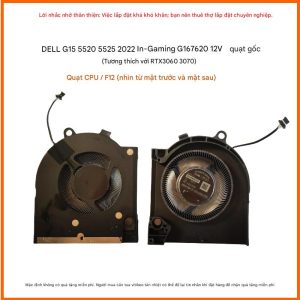 DELL G15 5520 5525 2022 Inspiron G16 7620 1