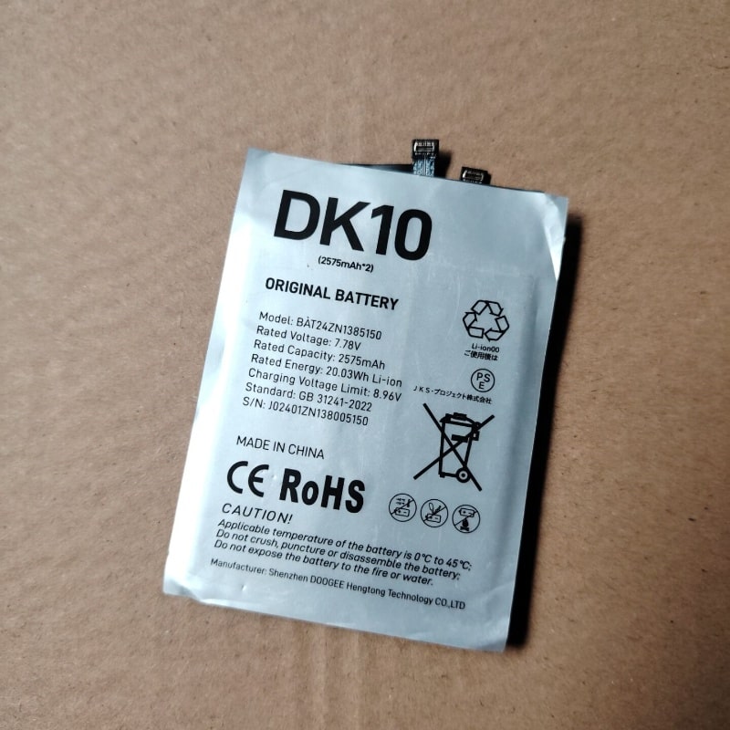 Pin DOOGEE DK10 BAT24ZN1385150 5150mAh 2 Pin DOOGEE DK10