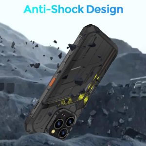 Điện thoại bền bỉ UNIWA F917 4G, 7500mAh chống nước, Camera chụp đêm, 8GB+128GB, màn hình 6.79 inch, Android 14, MediaTek MT6769 Helio G85 Octa Core, NFC 21 UNIWA F917 4