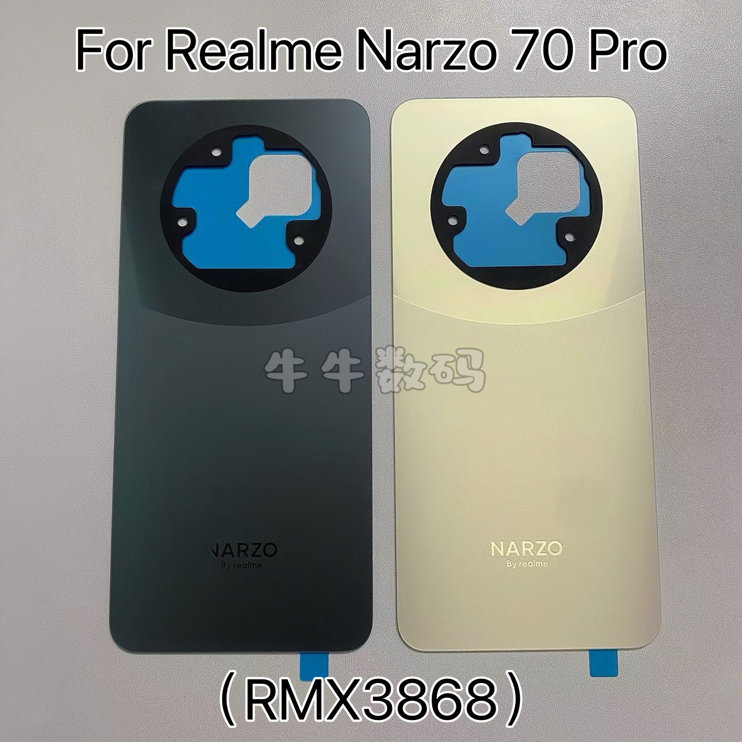 Vỏ lưng realme NARZO 70 Pro RMX3868 Nắp lưng kính chính hãng 2 Vỏ lưng realme NARZO 70 Pro RMX3868
