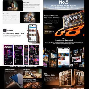 Blackview Oscal Marine 3 4G 6.56 inch, Android 16, chip MT6769V/CB Helio G81 Octa Core, OTG, NFC 23 Blackview Oscal Marine 3 9