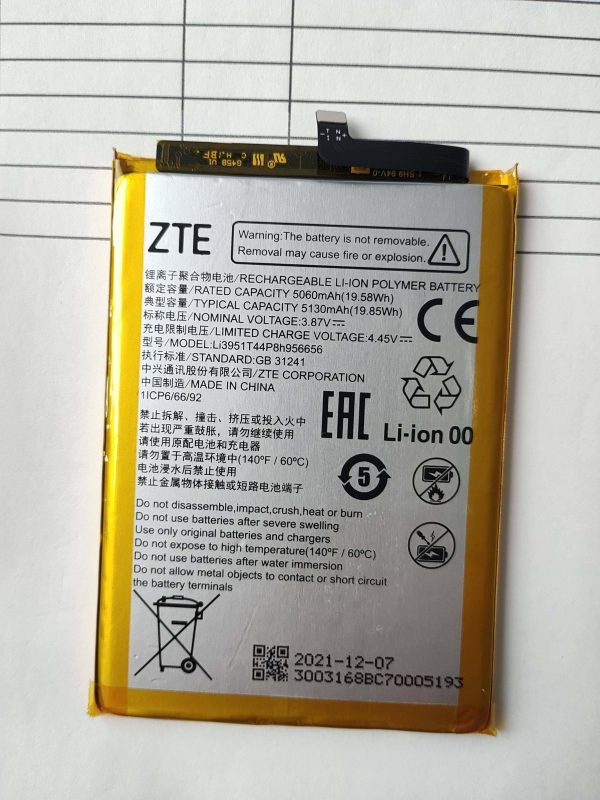 Pin ZTE Blade V40 5G 9045 Li3951T44P8h956656