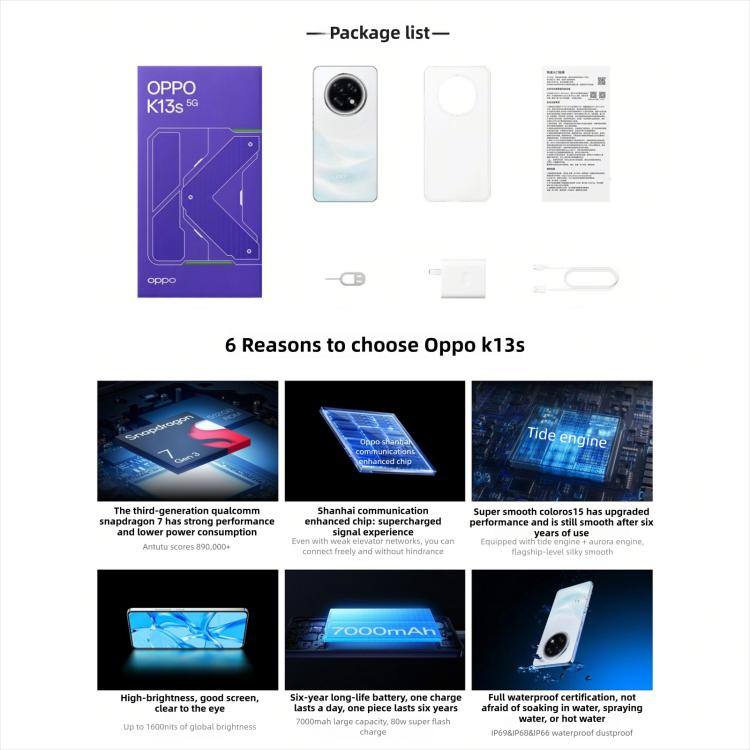 Màn hình OPPO K13s 5G 6.8 inch Màn hình Amoled chính hãng 5 Màn hình OPPO K13s 5G 6.8 inch Màn hình Amoled chính hãng - Ảnh 4