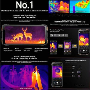 Điện thoại siêu bền Blackview ROCK 3, Camera chụp ảnh nhiệt, 8GB+256GB, 6.78 inch, 10000mAh, Android 16, chip MT8781 Helio G100 Octa Core, Mạng: 4G, OTG, NFC 26 Blackview ROCK 3 15