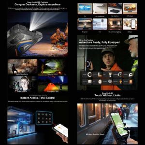 Điện thoại siêu bền Blackview ROCK 3, Camera chụp ảnh nhiệt, 8GB+256GB, 6.78 inch, 10000mAh, Android 16, chip MT8781 Helio G100 Octa Core, Mạng: 4G, OTG, NFC 30 Blackview ROCK 3 19