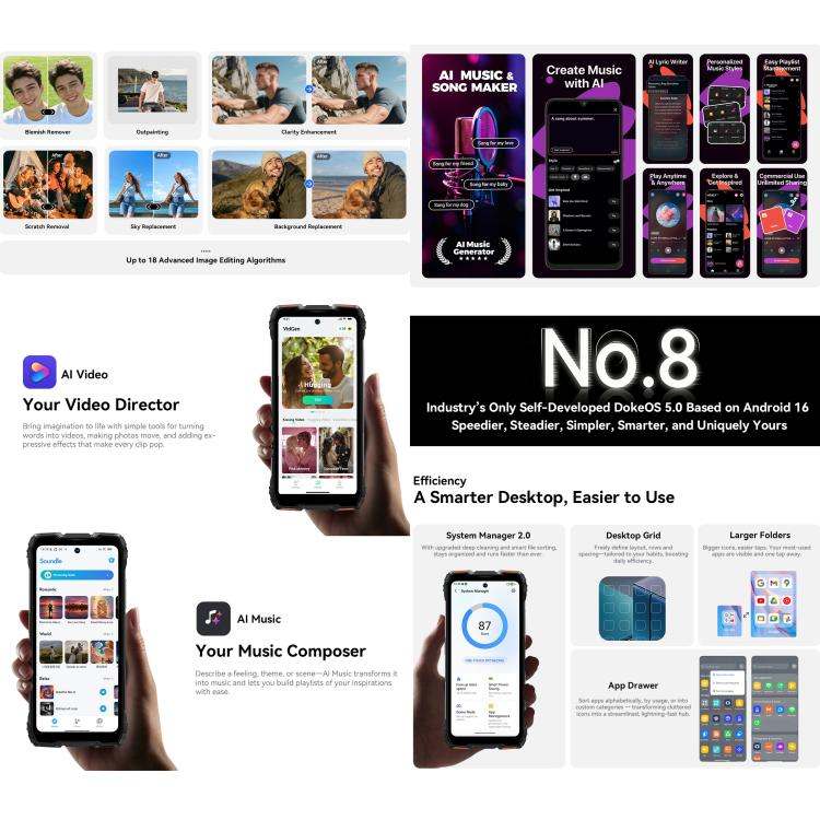 Điện thoại siêu bền Blackview ROCK 3, Camera chụp ảnh nhiệt, 8GB+256GB, 6.78 inch, 10000mAh, Android 16, chip MT8781 Helio G100 Octa Core, Mạng: 4G, OTG, NFC 17 Điện thoại siêu bền Blackview ROCK 3, Camera chụp ảnh nhiệt, 8GB+256GB, 6.78 inch, 10000mAh, Android 16, chip MT8781 Helio G100 Octa Core, Mạng: 4G, OTG, NFC - Ảnh 16