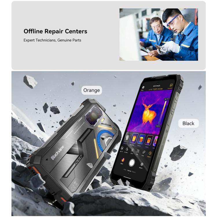 Điện thoại siêu bền Blackview ROCK 3, Camera chụp ảnh nhiệt, 8GB+256GB, 6.78 inch, 10000mAh, Android 16, chip MT8781 Helio G100 Octa Core, Mạng: 4G, OTG, NFC 19 Điện thoại siêu bền Blackview ROCK 3, Camera chụp ảnh nhiệt, 8GB+256GB, 6.78 inch, 10000mAh, Android 16, chip MT8781 Helio G100 Octa Core, Mạng: 4G, OTG, NFC - Ảnh 18