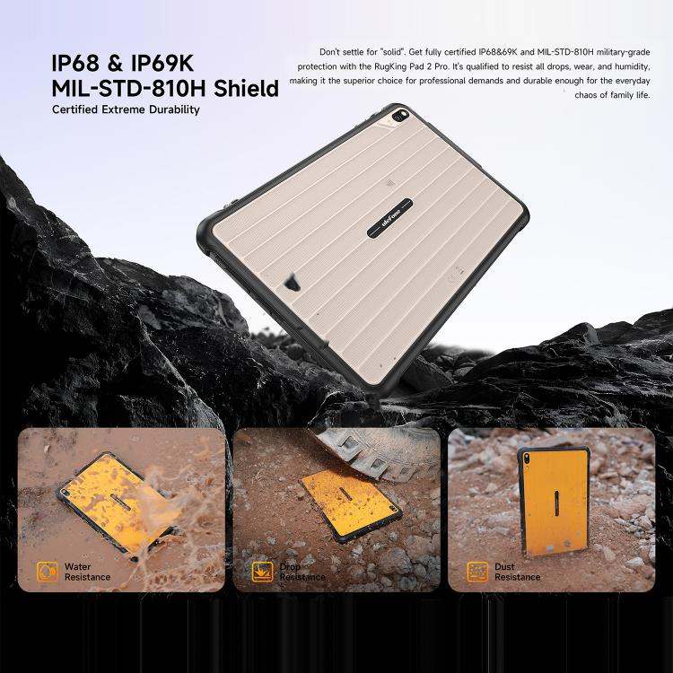 Máy tính bảng siêu bền Ulefone Rugking Pad 2 Pro, màn hình 10.1 inch, Android 16, chip xử lý Unisoc T7250 Octa Core, mạng 4G 13 Máy tính bảng siêu bền Ulefone Rugking Pad 2 Pro, màn hình 10.1 inch, Android 16, chip xử lý Unisoc T7250 Octa Core, mạng 4G - Ảnh 11