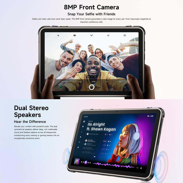 Máy tính bảng siêu bền Ulefone Rugking Pad 2 Pro, màn hình 10.1 inch, Android 16, chip xử lý Unisoc T7250 Octa Core, mạng 4G 20 Máy tính bảng siêu bền Ulefone Rugking Pad 2 Pro, màn hình 10.1 inch, Android 16, chip xử lý Unisoc T7250 Octa Core, mạng 4G - Ảnh 18
