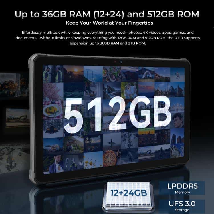 Máy tính bảng OUKITEL RT10 5G, chống nước IP68/IP69K, 12GB+512GB, màn hình 11 inch, Android 15, chip MTK Dimensity 7400X, hỗ trợ hai SIM 15 Máy tính bảng OUKITEL RT10 5G, chống nước IP68/IP69K, 12GB+512GB, màn hình 11 inch, Android 15, chip MTK Dimensity 7400X, hỗ trợ hai SIM - Ảnh 14