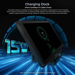 Máy tính bảng OUKITEL RT10 5G, chống nước IP68/IP69K, 12GB+512GB, màn hình 11 inch, Android 15, chip MTK Dimensity 7400X, hỗ trợ hai SIM 39 OUKITEL RT10 5G 15