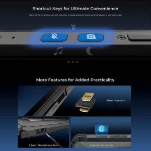 Máy tính bảng OUKITEL RT10 5G, chống nước IP68/IP69K, 12GB+512GB, màn hình 11 inch, Android 15, chip MTK Dimensity 7400X, hỗ trợ hai SIM 29 OUKITEL RT10 5G 3