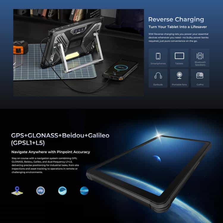 Máy tính bảng OUKITEL RT10 5G, chống nước IP68/IP69K, 12GB+512GB, màn hình 11 inch, Android 15, chip MTK Dimensity 7400X, hỗ trợ hai SIM 10 Máy tính bảng OUKITEL RT10 5G, chống nước IP68/IP69K, 12GB+512GB, màn hình 11 inch, Android 15, chip MTK Dimensity 7400X, hỗ trợ hai SIM - Ảnh 9