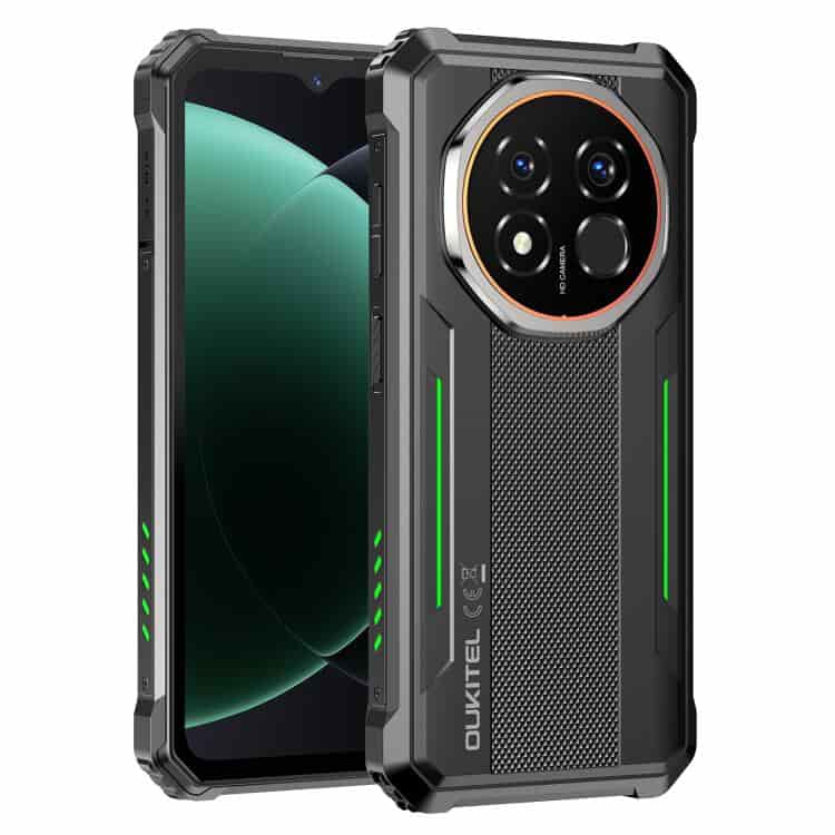 Điện thoại siêu bền Oukitel G6, Nhận diện vân tay, Pin 10600mAh, Màn hình 6.52 inch, Android 16.0, Chipset Unisoc T615 Octa Core, OTG, Mạng: 4G 3 Oukitel G6