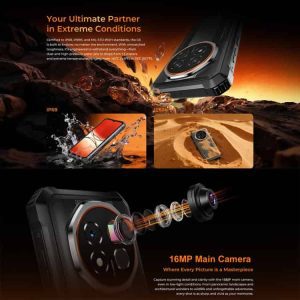 Điện thoại siêu bền Oukitel G6, Nhận diện vân tay, Pin 10600mAh, Màn hình 6.52 inch, Android 16.0, Chipset Unisoc T615 Octa Core, OTG, Mạng: 4G 32 Oukitel G6 14