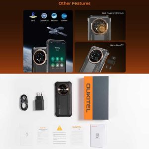 Điện thoại siêu bền Oukitel G6, Nhận diện vân tay, Pin 10600mAh, Màn hình 6.52 inch, Android 16.0, Chipset Unisoc T615 Octa Core, OTG, Mạng: 4G 33 Oukitel G6 8