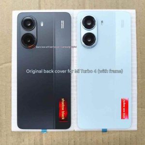 Alternative view of Vỏ lưng Xiaomi Redmi Turbo 4 chính hãng kèm kính camera
