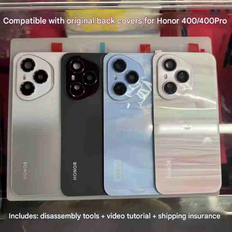 Vỏ lưng Honor 400 Pro DNP-NX9 quốc tế chính hãng bản 2 camera trước 2 Vỏ lưng Honor 400 Pro DNP-NX9