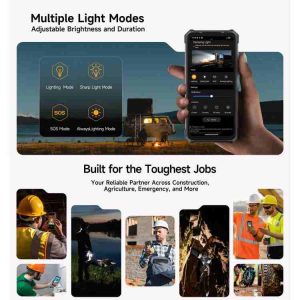 Điện thoại siêu bền Ulefone RugKing 5 Pro, 8GB+256GB, Cảm biến vân tay cạnh bên, Pin 20000mAh, 6.78 inch, Android 16, Chipset Unisoc T7250 Octa Core, Mạng: 4G, NFC, OTG 25 Ulefone RugKing 5 Pro 13