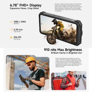 Điện thoại siêu bền Ulefone RugKing 5 Pro, 8GB+256GB, Cảm biến vân tay cạnh bên, Pin 20000mAh, 6.78 inch, Android 16, Chipset Unisoc T7250 Octa Core, Mạng: 4G, NFC, OTG 26 Ulefone RugKing 5 Pro 14