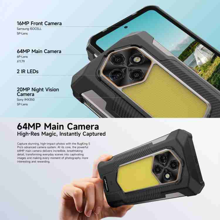 Điện thoại siêu bền Ulefone RugKing 5 Pro, 8GB+256GB, Cảm biến vân tay cạnh bên, Pin 20000mAh, 6.78 inch, Android 16, Chipset Unisoc T7250 Octa Core, Mạng: 4G, NFC, OTG 10 Điện thoại siêu bền Ulefone RugKing 5 Pro, 8GB+256GB, Cảm biến vân tay cạnh bên, Pin 20000mAh, 6.78 inch, Android 16, Chipset Unisoc T7250 Octa Core, Mạng: 4G, NFC, OTG - Ảnh 9