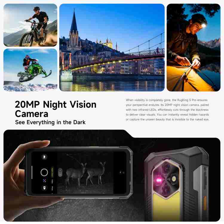 Điện thoại siêu bền Ulefone RugKing 5 Pro, 8GB+256GB, Cảm biến vân tay cạnh bên, Pin 20000mAh, 6.78 inch, Android 16, Chipset Unisoc T7250 Octa Core, Mạng: 4G, NFC, OTG 11 Điện thoại siêu bền Ulefone RugKing 5 Pro, 8GB+256GB, Cảm biến vân tay cạnh bên, Pin 20000mAh, 6.78 inch, Android 16, Chipset Unisoc T7250 Octa Core, Mạng: 4G, NFC, OTG - Ảnh 10
