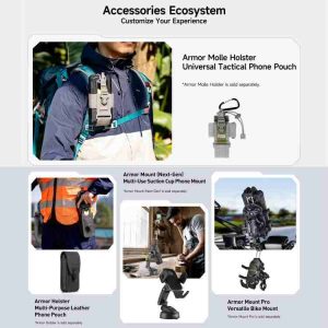 Điện thoại siêu bền Ulefone RugKing 5 Pro, 8GB+256GB, Cảm biến vân tay cạnh bên, Pin 20000mAh, 6.78 inch, Android 16, Chipset Unisoc T7250 Octa Core, Mạng: 4G, NFC, OTG 35 Ulefone RugKing 5 Pro 23